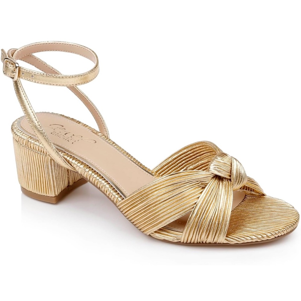 Gold Strappy Sandals